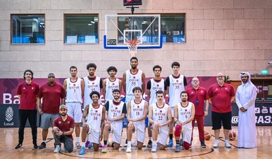 qatar reserve basketball team victory over uae arab championship